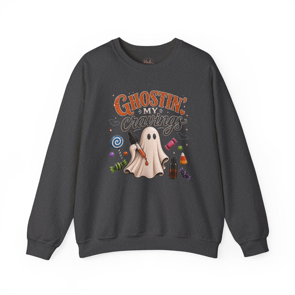 Halloween 'Ghostin' My Cravings' Crewneck Sweatshirt