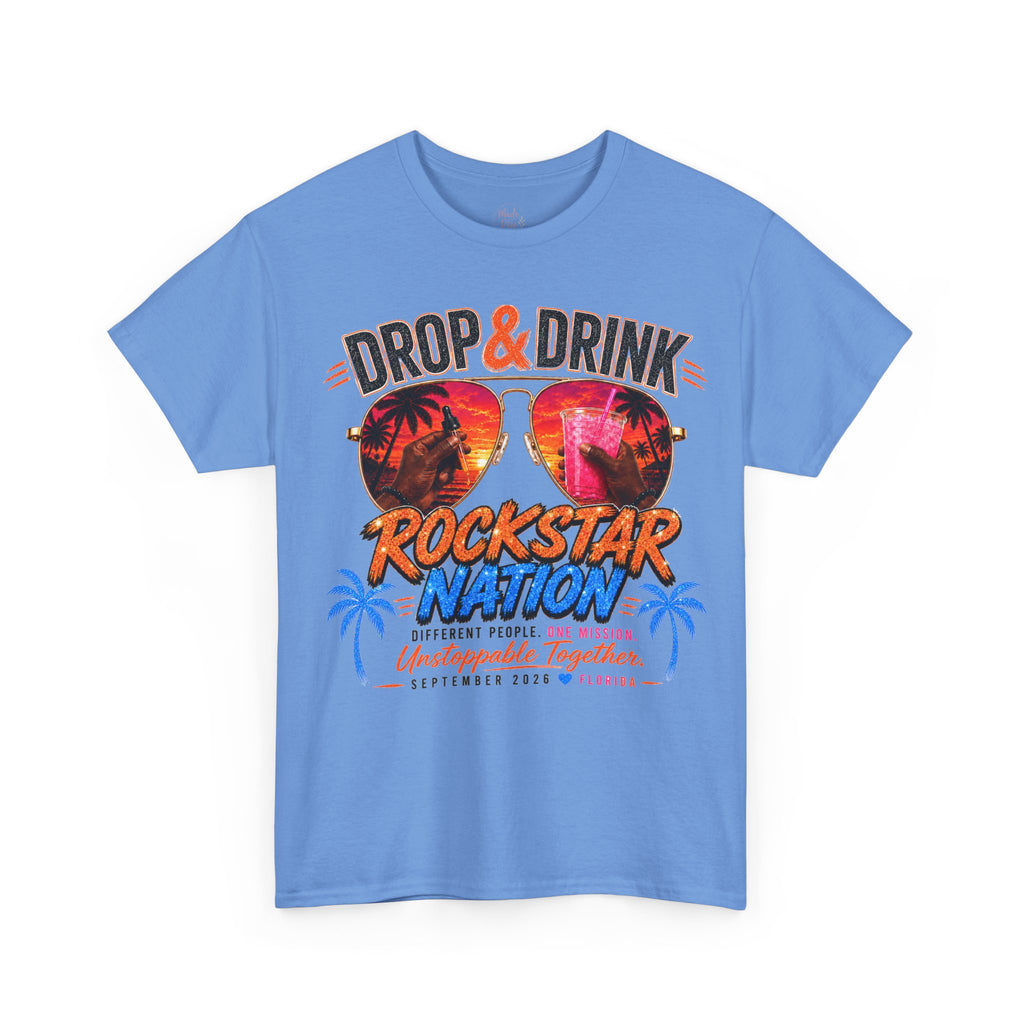 Dark Complexion (Men) Team Black Rockstar Nation Shirt