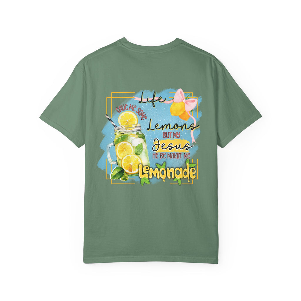 Comfort Colors Life Gave Me Some Lemons T Shirt, Jesus Lemonade Tee, Garment Dyed Faith Shirt, Jesus Lemonade Shirt, Faith Apparel Gift