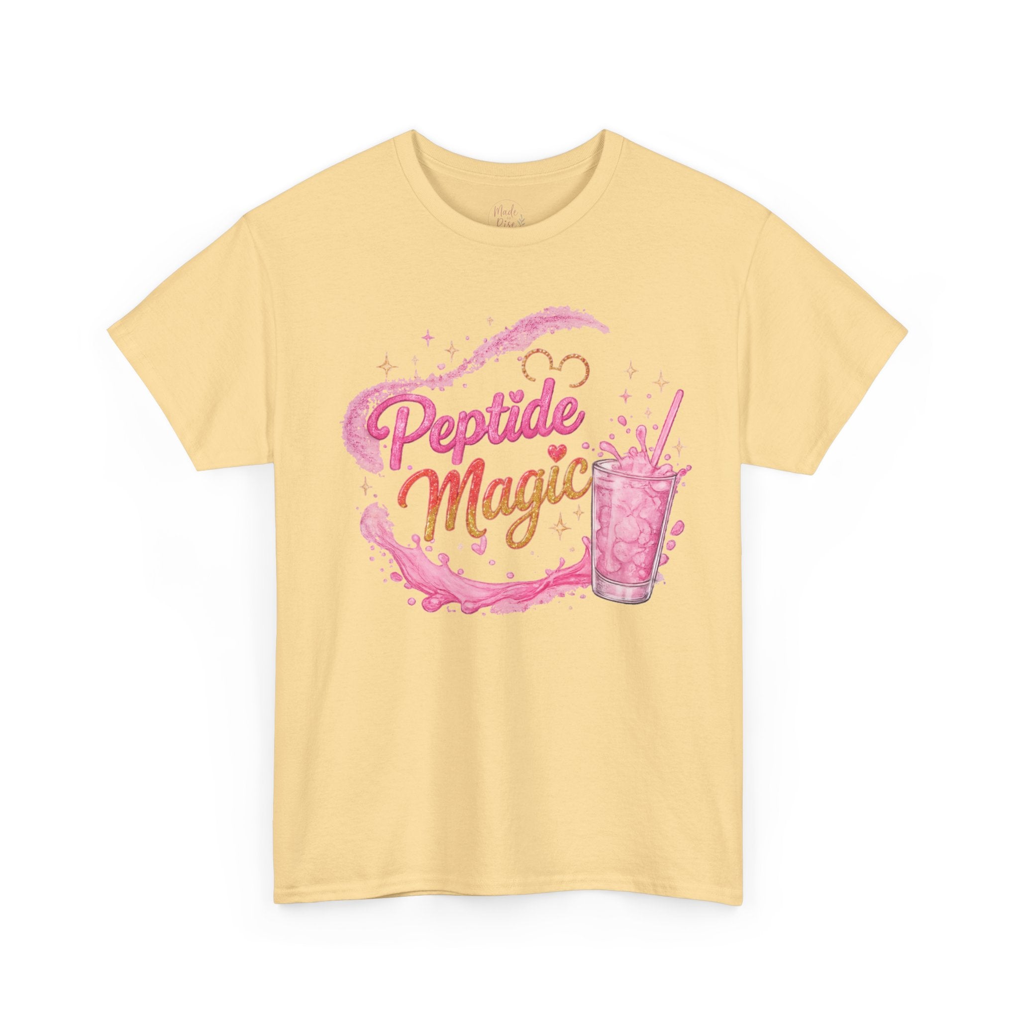 Peptide Magic Tee - Pink Milkshake Aesthetic Graphic T-Shirt