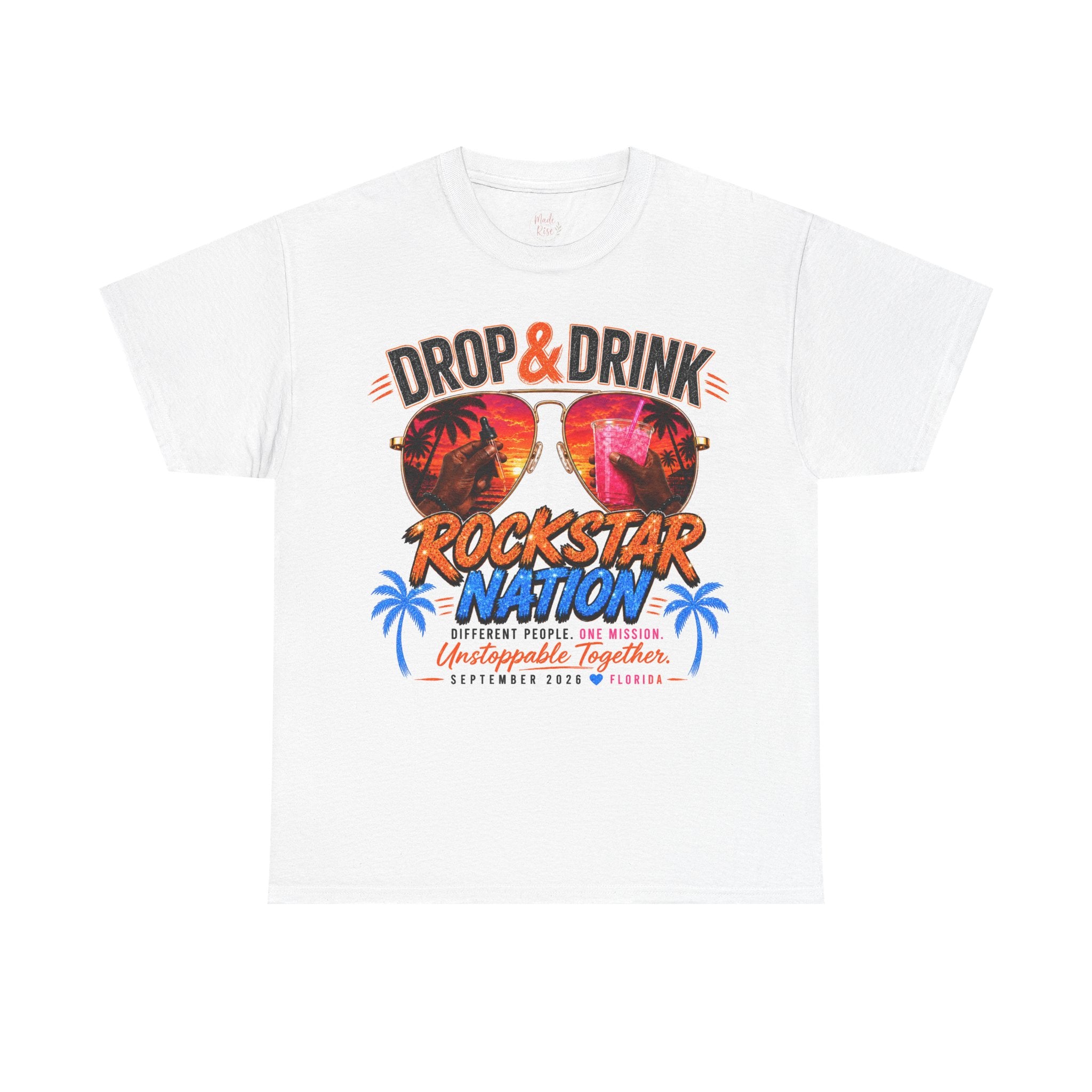 Dark Complexion (Men) Team Black Rockstar Nation Shirt