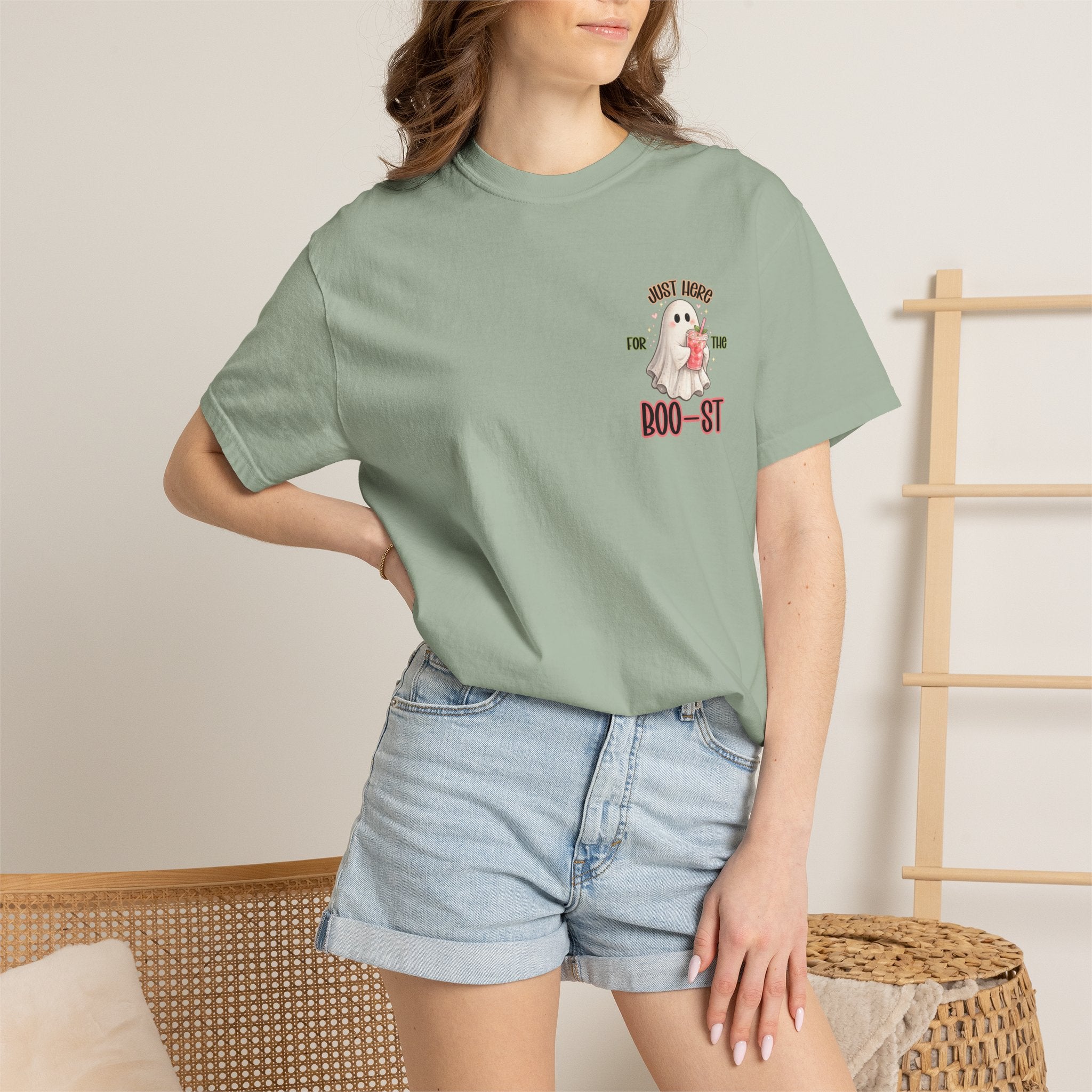 Ghost Boo-st T-Shirt — Cute Halloween Ghost Graphic Tee