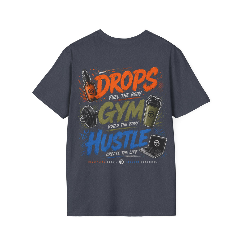 Men's Discipline • Dedication • Domination T-Shirt — Motivational Fitness Tee