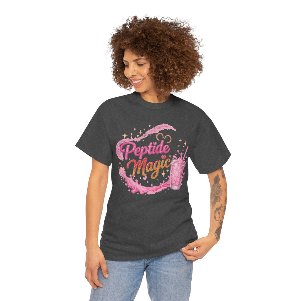 Peptide Magic Tee - Pink Milkshake Aesthetic Graphic T-Shirt