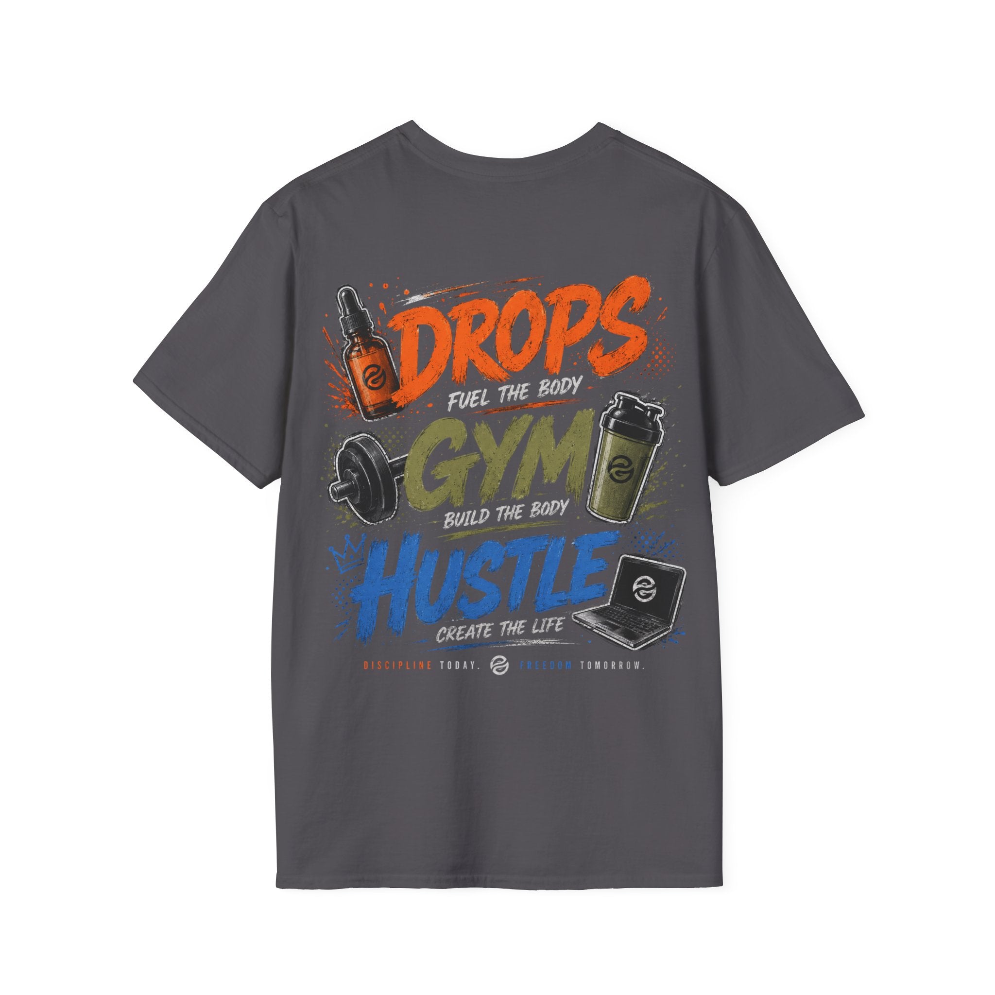 Men's Discipline • Dedication • Domination T-Shirt — Motivational Fitness Tee