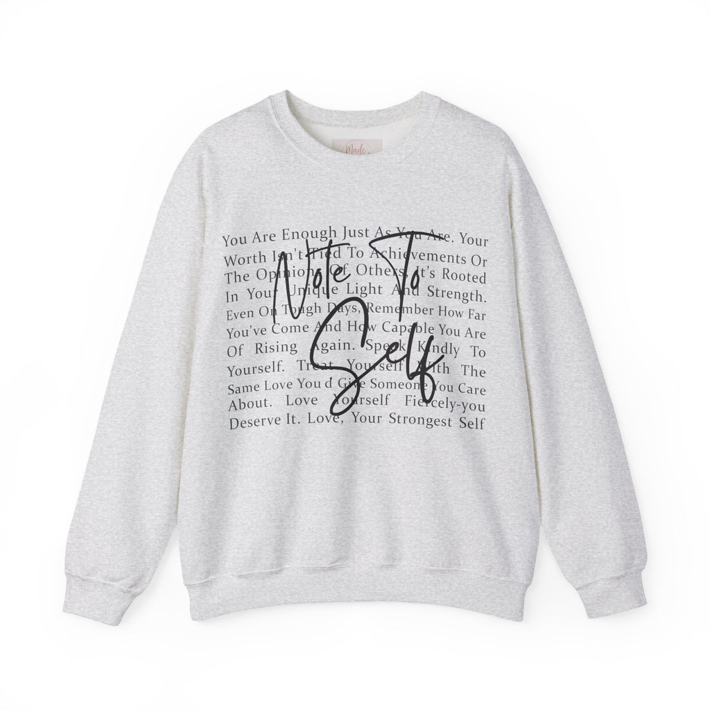 You Are Enough Crewneck Sweatshirt – Inspirational Self-Love Pullover