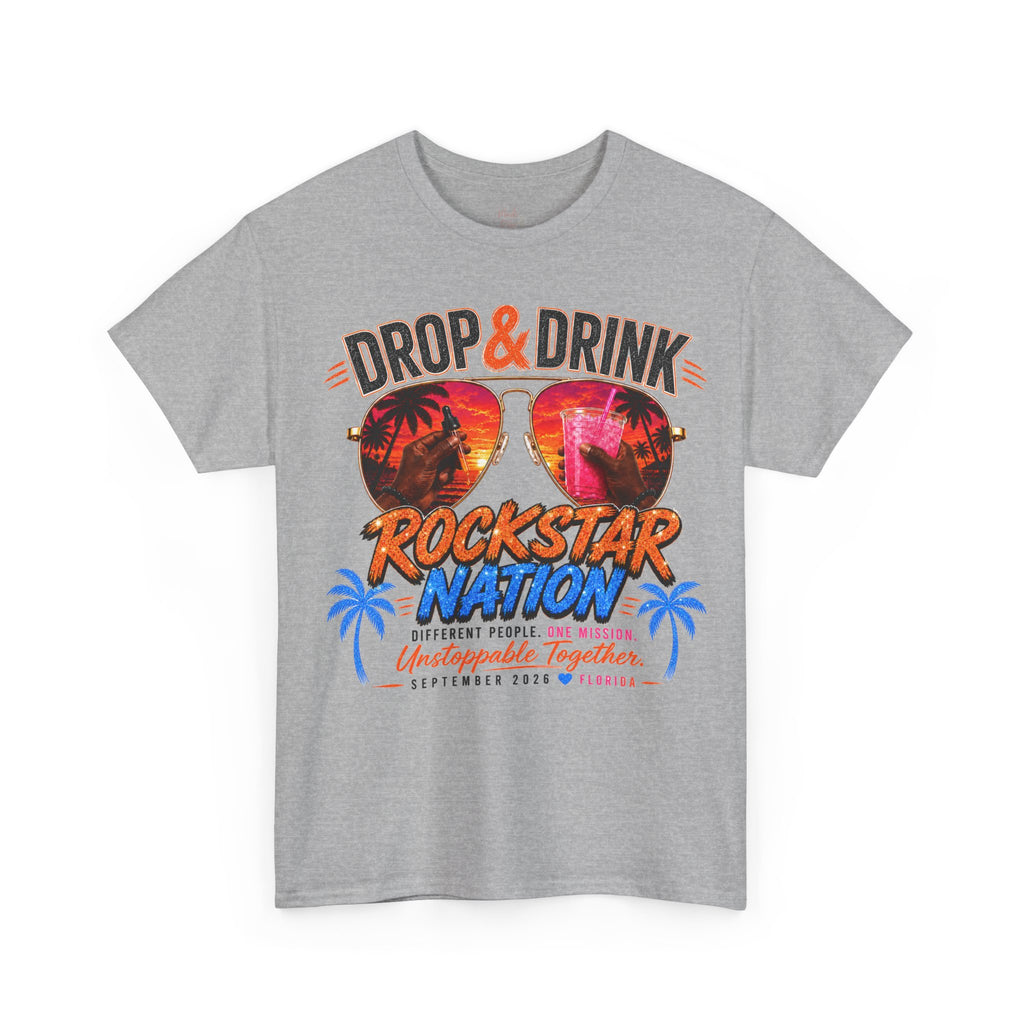 Dark Complexion (Men) Team Black Rockstar Nation Shirt