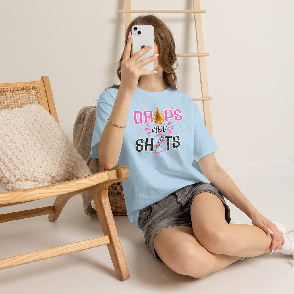 Drops not Shots Graphic Tee