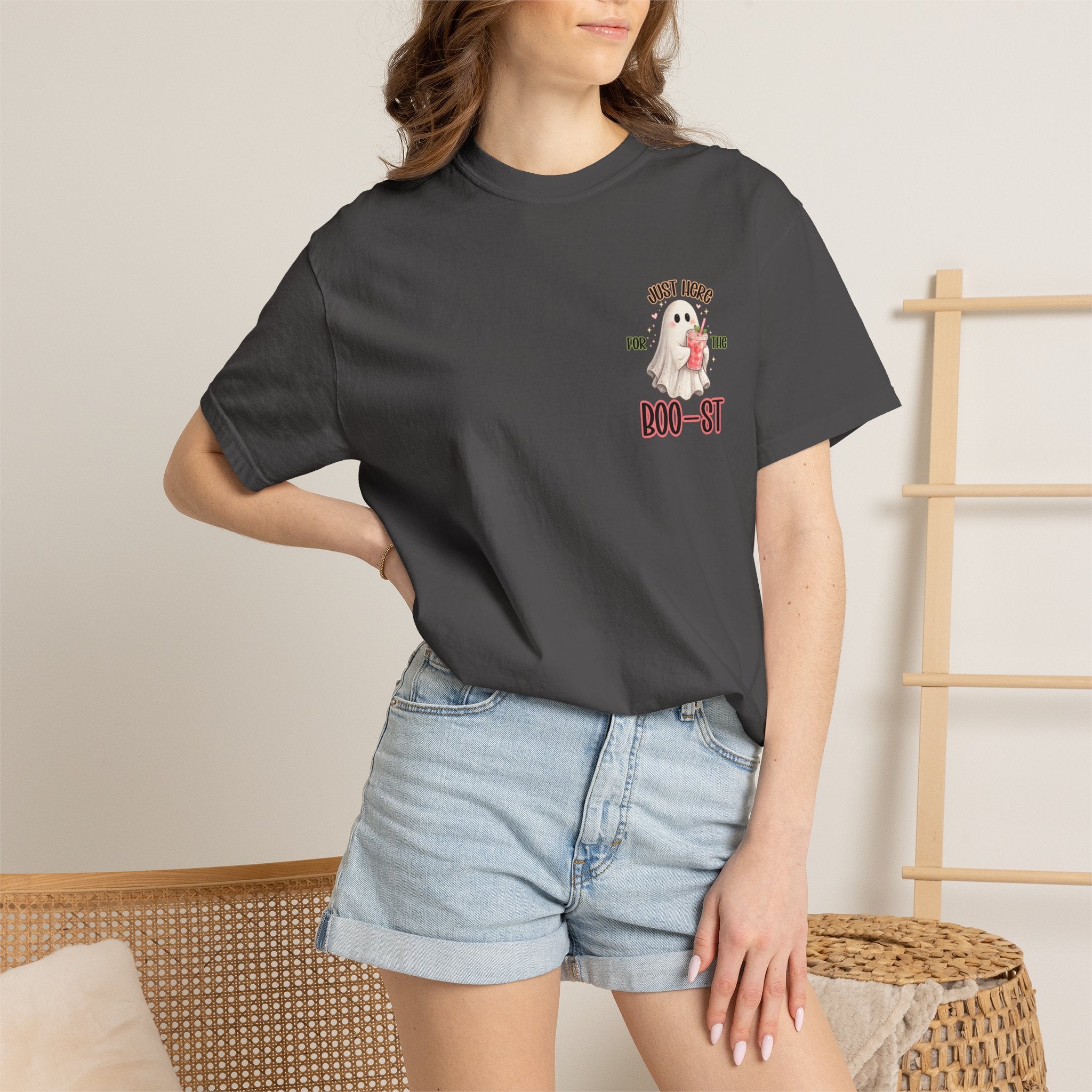 Ghost Boo-st T-Shirt — Cute Halloween Ghost Graphic Tee