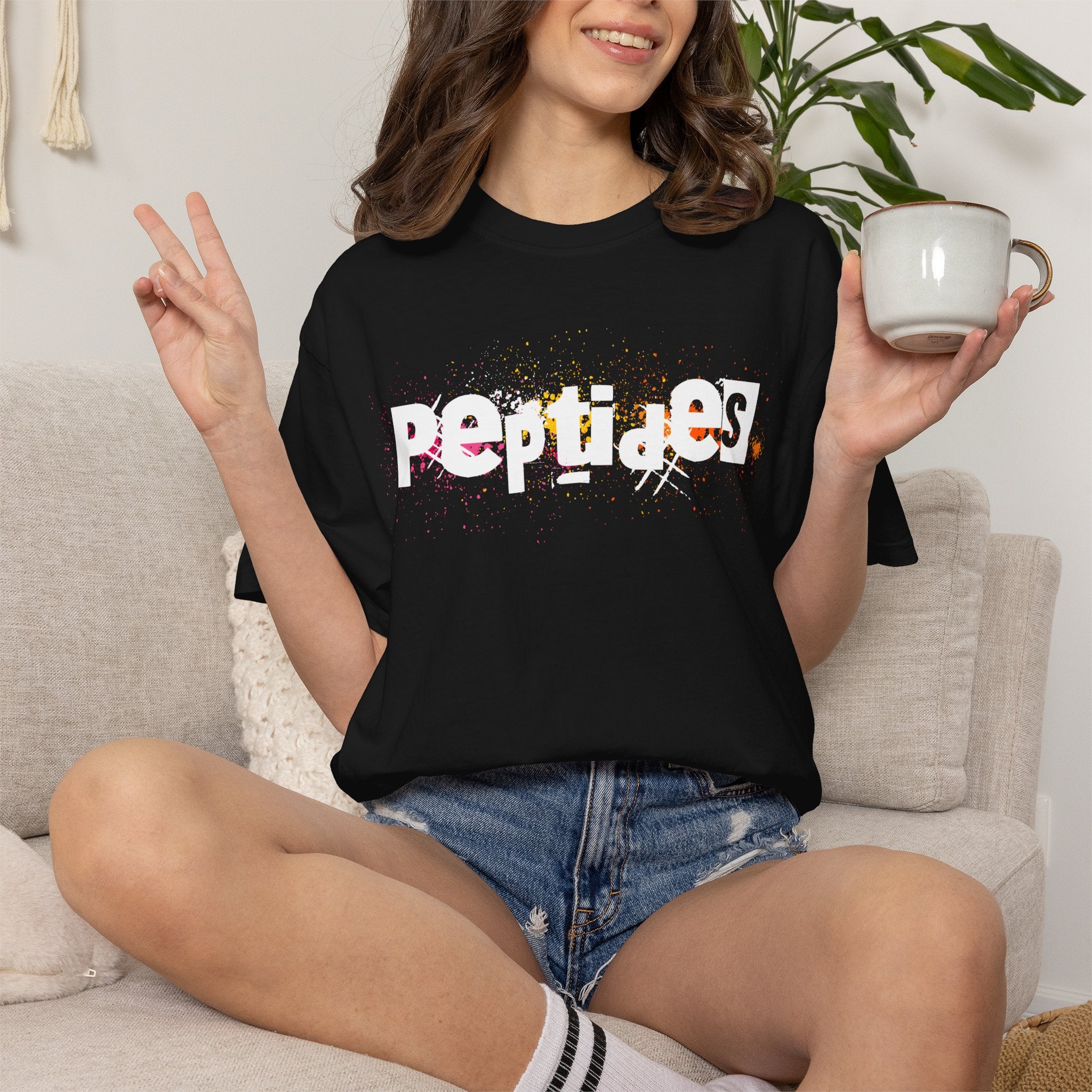 Peptides Shirt-Paint Splatter