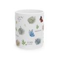 Butterflies and Botanicals Affirmations Mug Ceramic Coffee Cup Daily Reminders Gift Mental Health Awareness kitchen Gift for Her