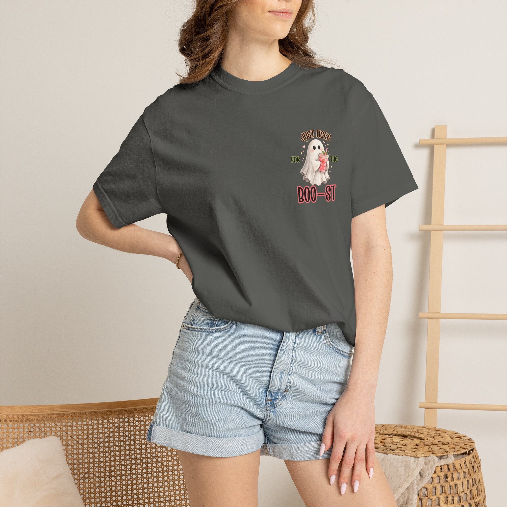 Ghost Boo-st T-Shirt — Cute Halloween Ghost Graphic Tee