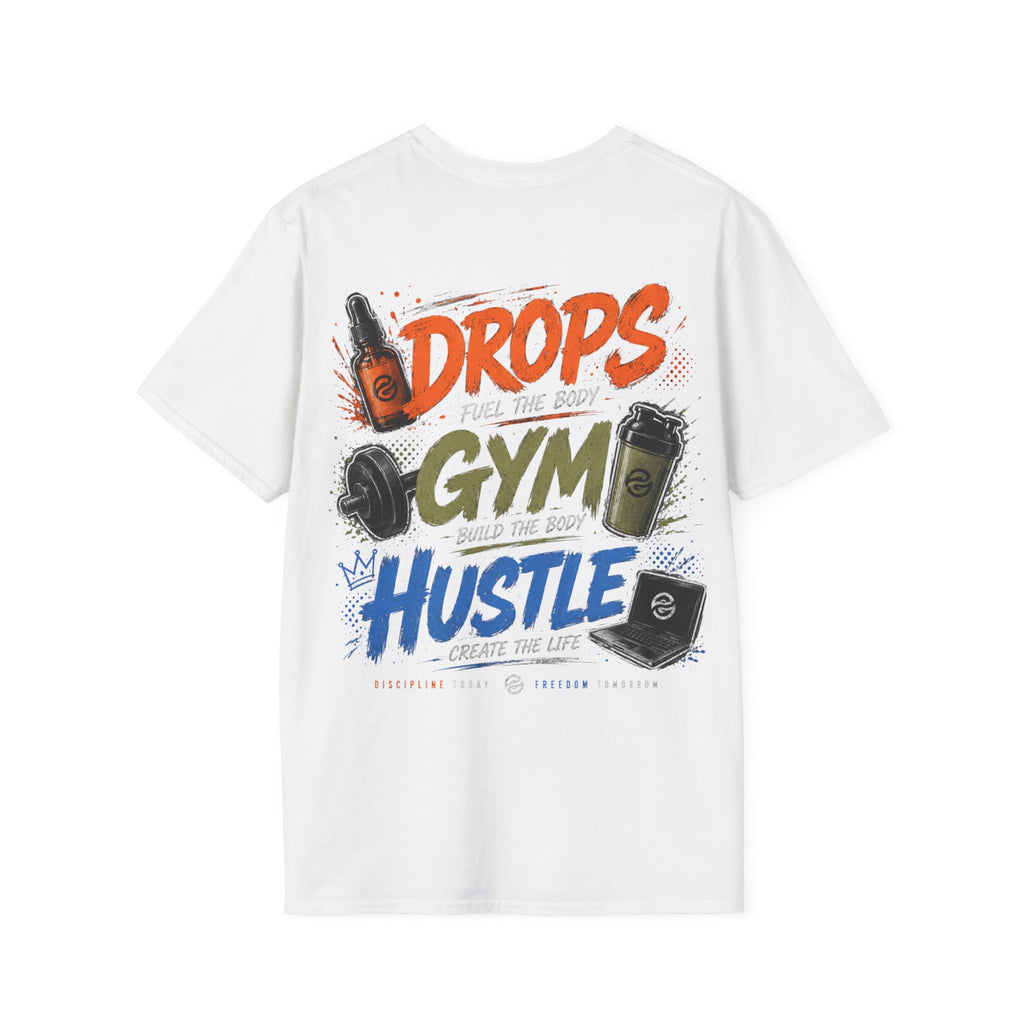 Men's Discipline • Dedication • Domination T-Shirt — Motivational Fitness Tee