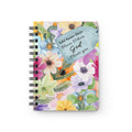 Bloom Where God Plants You Spiral Journal, Personalized Faith Floral Notebook, Christian Scripture Notepad, Bible Study Mom or Teen Gift