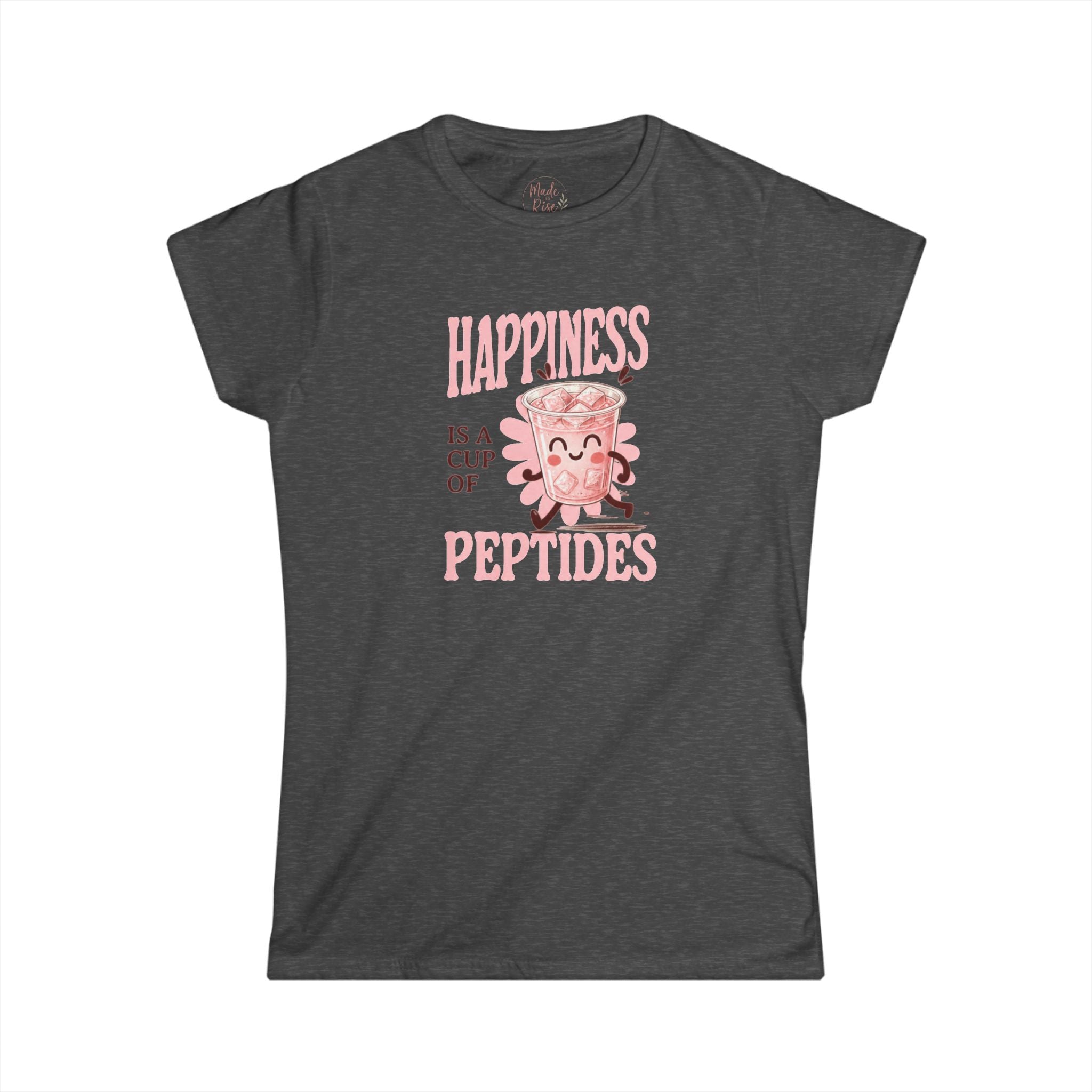 Happiness is a cup of Peptides Women's Tee - Classic Softstyle Crewneck