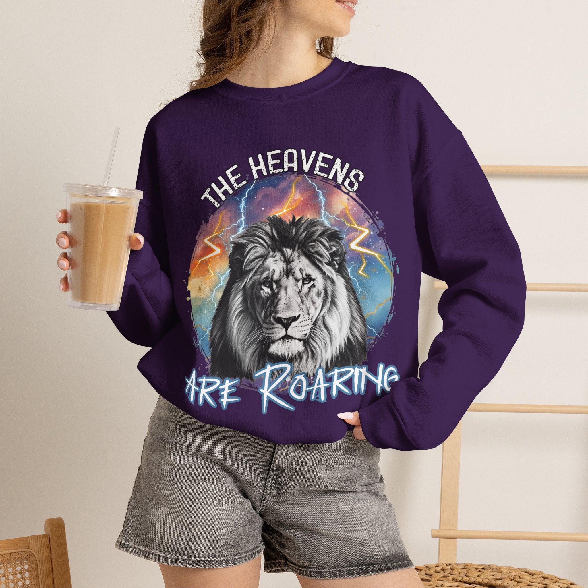 The Heavens Are Roaring Crewneck Sweater