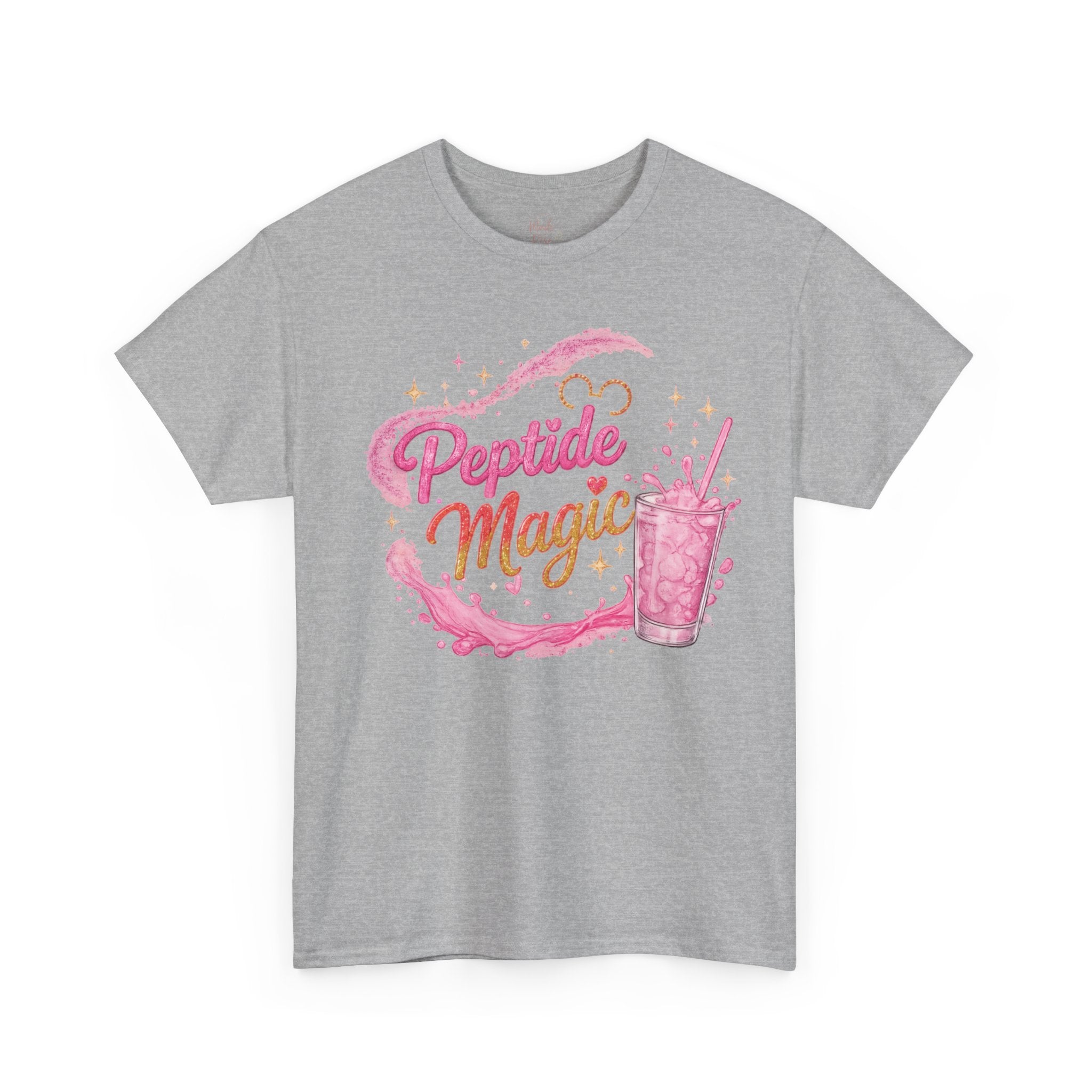 Peptide Magic Tee - Pink Milkshake Aesthetic Graphic T-Shirt