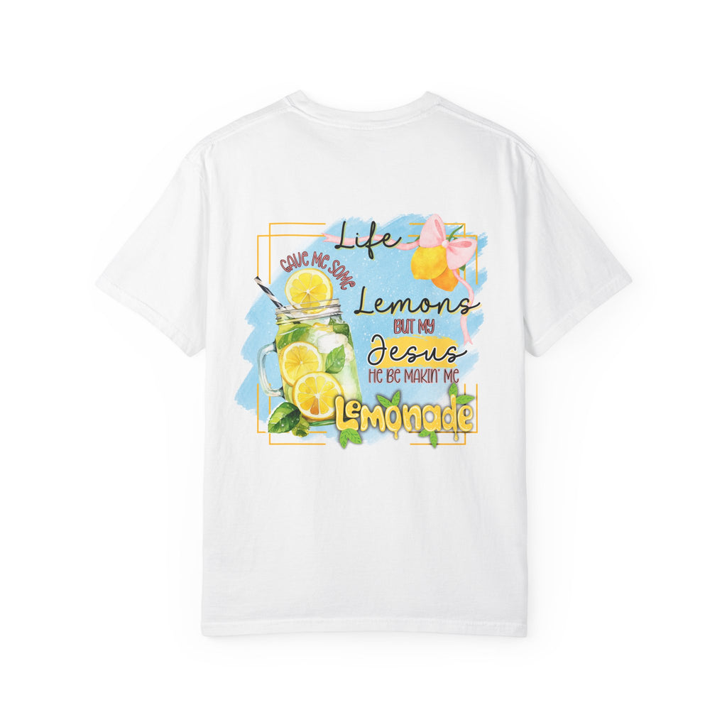 Comfort Colors Life Gave Me Some Lemons T Shirt, Jesus Lemonade Tee, Garment Dyed Faith Shirt, Jesus Lemonade Shirt, Faith Apparel Gift