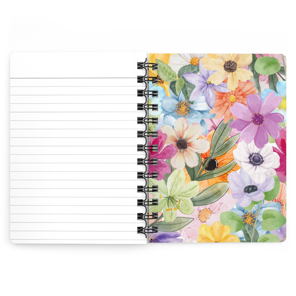 Bloom Where God Plants You Spiral Journal, Personalized Faith Floral Notebook, Christian Scripture Notepad, Bible Study Mom or Teen Gift