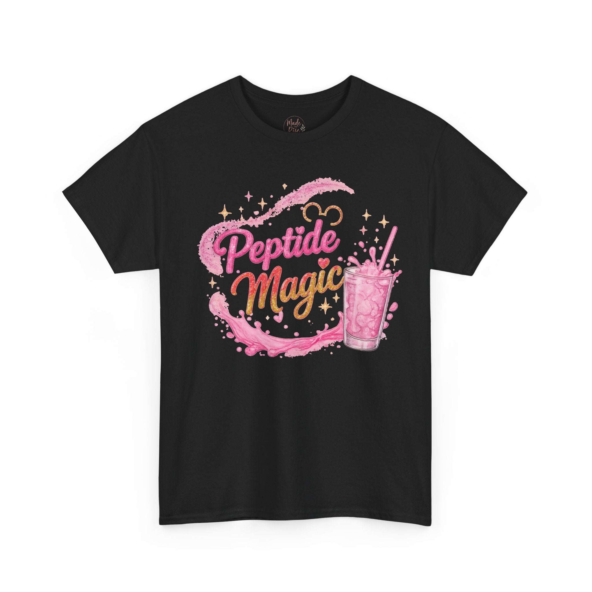 Peptide Magic Tee - Pink Milkshake Aesthetic Graphic T-Shirt