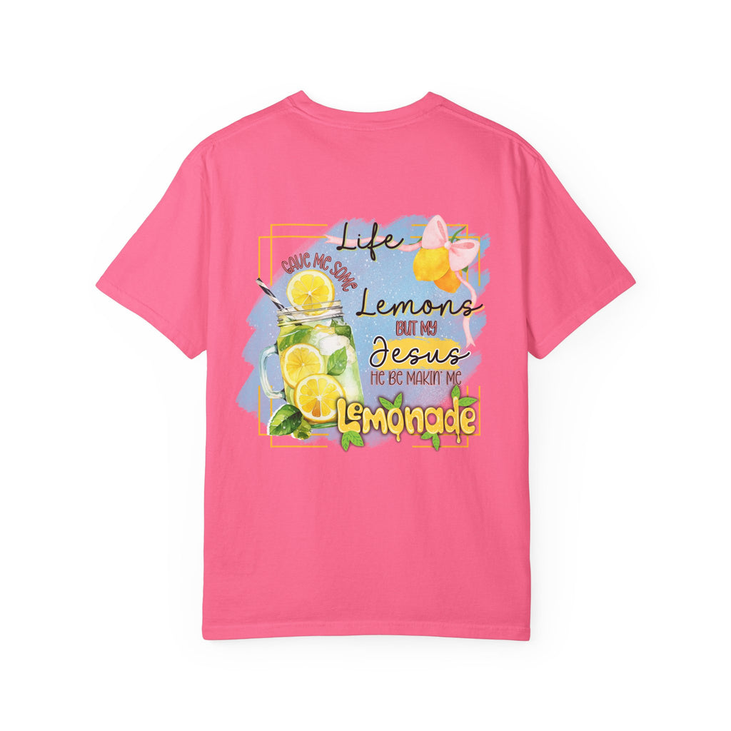 Comfort Colors Life Gave Me Some Lemons T Shirt, Jesus Lemonade Tee, Garment Dyed Faith Shirt, Jesus Lemonade Shirt, Faith Apparel Gift